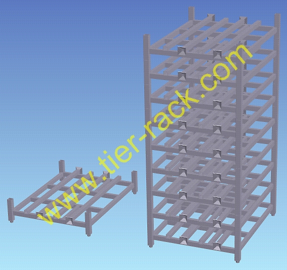 Stackable racks, Stackable rack