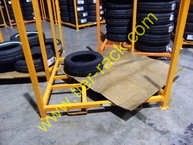 Used tire racks