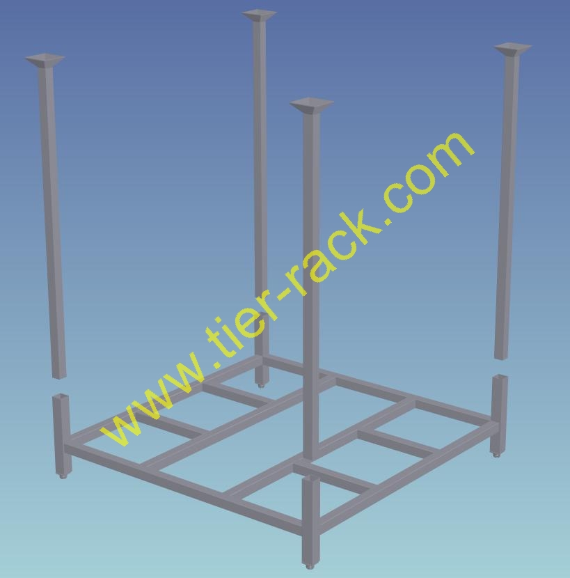 Stack rack cart