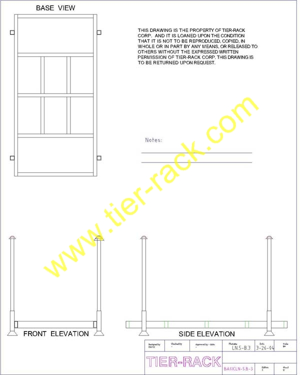 Carpet pad, lumber rack, pipe rack